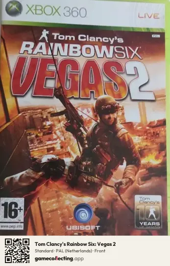 Tom Clancy's Rainbow Six: Vegas 2 Xbox 360, Netherlands box front