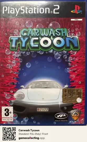Carwash Tycoon PlayStation 2, Italy box front