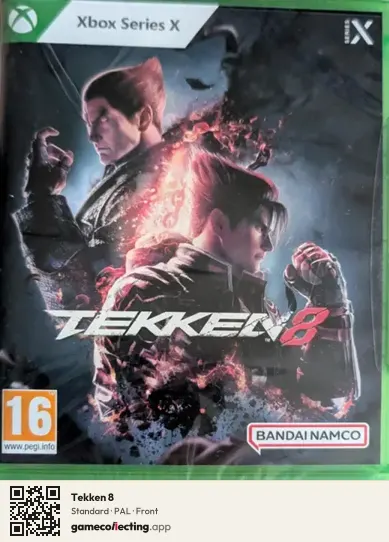 Tekken 8 Xbox Series X, PAL box front