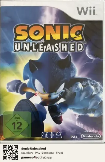 Sonic Unleashed Nintendo Wii, Germany box front