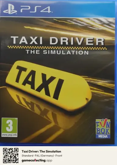 Taxi Driver: The Simulation PlayStation 4, Germany box front