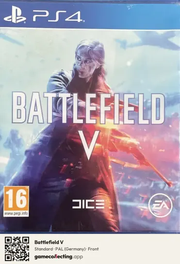 Battlefield V PlayStation 4, Germany box front