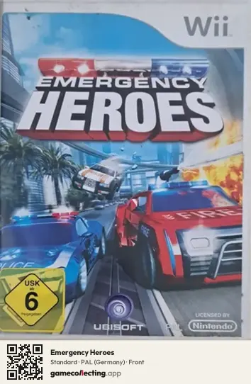Emergency Heroes Nintendo Wii, Germany box front
