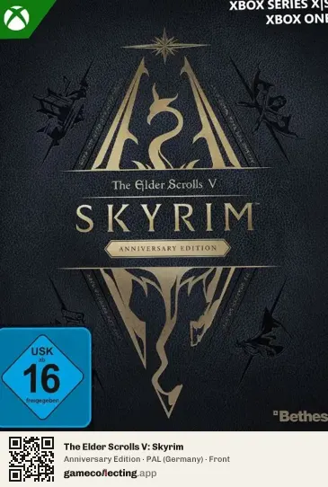 The Elder Scrolls V: Skyrim Xbox Series X, Germany box front