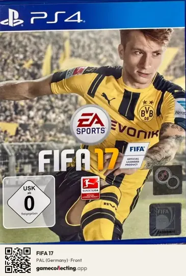FIFA 17 PlayStation 4, Germany box front