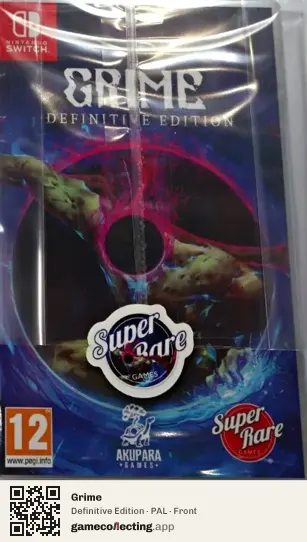 Grime Nintendo Switch, PAL box front