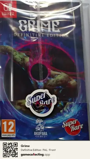 Grime Nintendo Switch, PAL box front