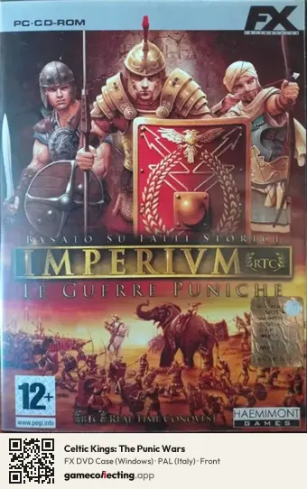 Celtic Kings: The Punic Wars Computer, Italy box front