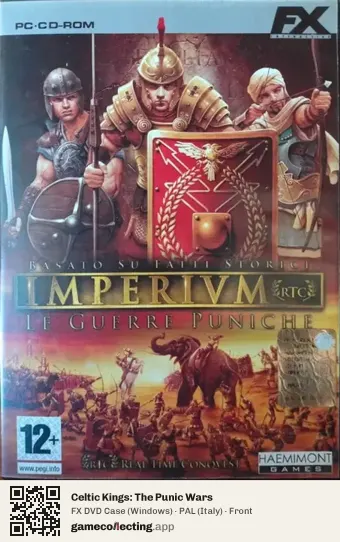 Celtic Kings: The Punic Wars Computer, Italy box front