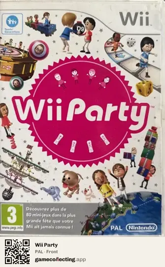Wii Party Nintendo Wii, PAL box front