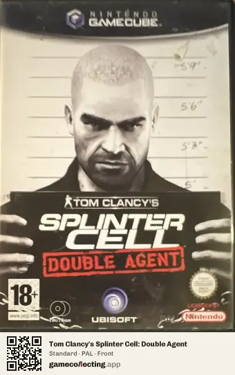 Tom Clancy's Splinter Cell: Double Agent Nintendo GameCube, PAL box front