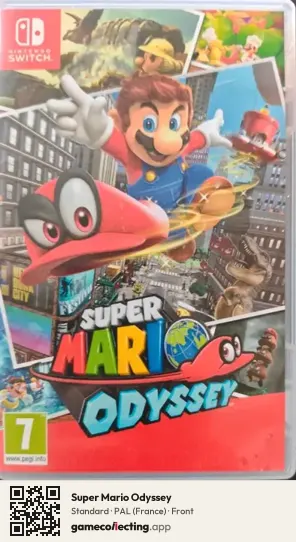 Super Mario Odyssey Nintendo Switch, France box front