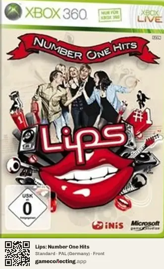 Lips: Number One Hits Xbox 360, Germany box front