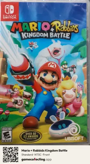 Mario + Rabbids Kingdom Battle Nintendo Switch, NTSC box front