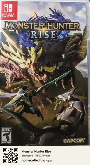 Monster Hunter Rise Nintendo Switch, NTSC box front