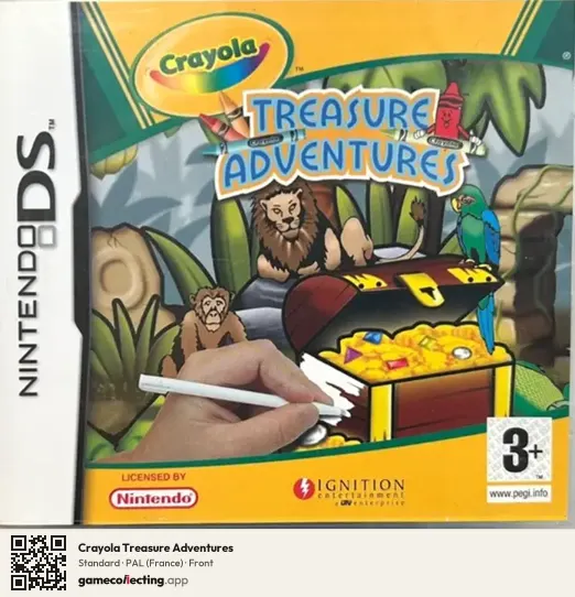Crayola Treasure Adventures Nintendo DS, France box front