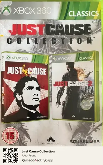 Just Cause Collection Xbox 360, PAL box front