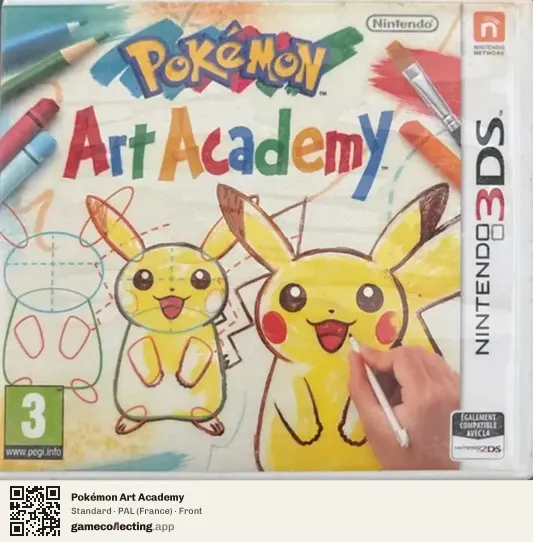 Pokémon Art Academy Nintendo 3DS, France box front