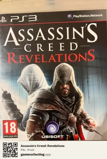 Assassin's Creed: Revelations PlayStation 3, PAL box front