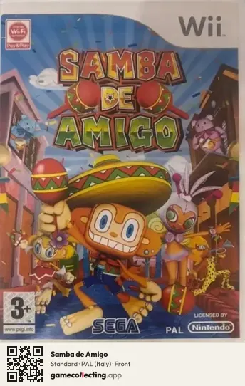 Samba de Amigo Nintendo Wii, Italy box front