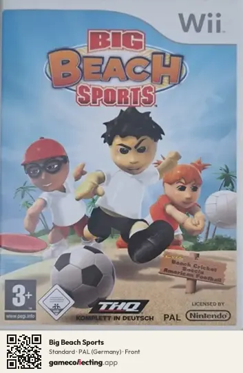 Big Beach Sports Nintendo Wii, Germany box front