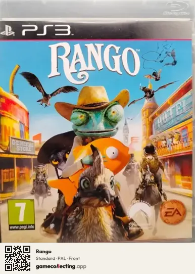 Rango PlayStation 3, PAL box front