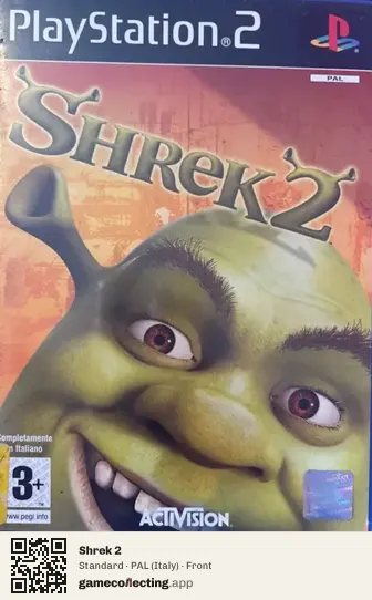 Shrek 2 PlayStation 2, Italy box front