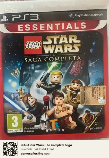 LEGO Star Wars: The Complete Saga PlayStation 3, Italy box front