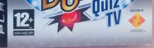 Buzz! Quiz TV, the PEGI square on its front