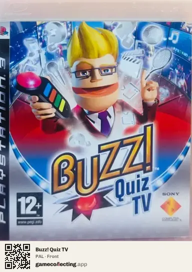 Buzz! Quiz TV PlayStation 3, PAL box front