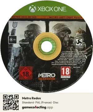 Metro Redux Xbox One, PAL disc
