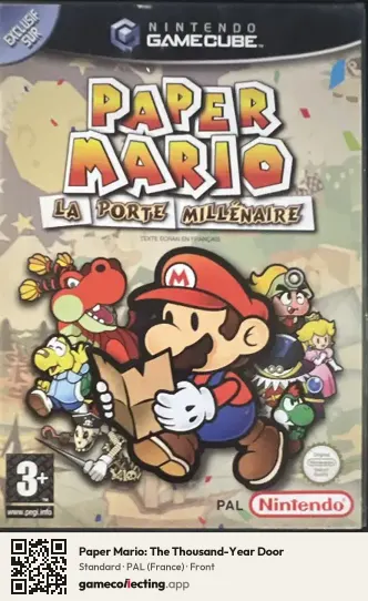 Paper Mario: The Thousand-Year Door Nintendo GameCube, France box front