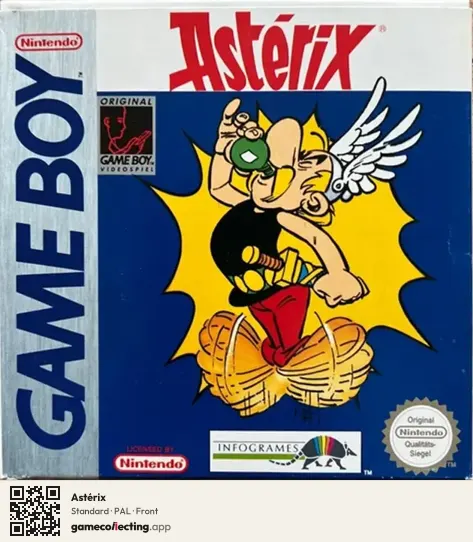 Astérix Game Boy, PAL box front
