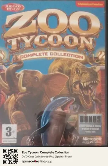 Zoo Tycoon: Complete Collection Computer, Spain box front