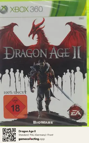 Dragon Age II Xbox 360, Germany box front