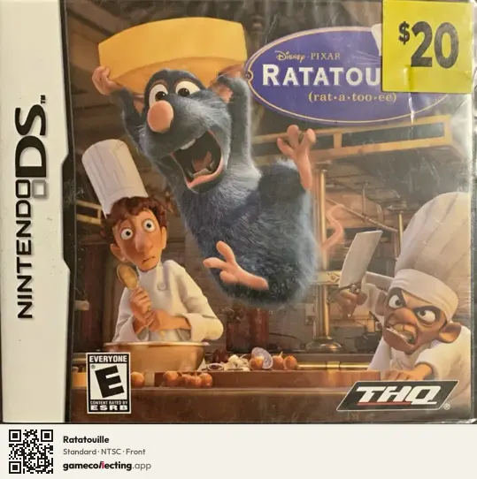 Ratatouille Nintendo DS, NTSC box front