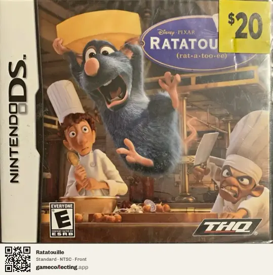Ratatouille Nintendo DS, NTSC box front