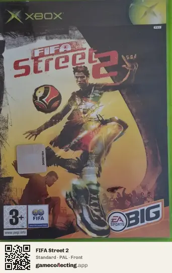 FIFA Street 2 Xbox, PAL box front