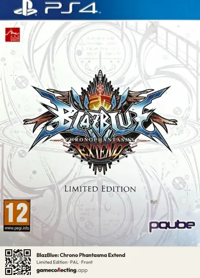 BlazBlue: Chrono Phantasma Extend PlayStation 4, PAL box front