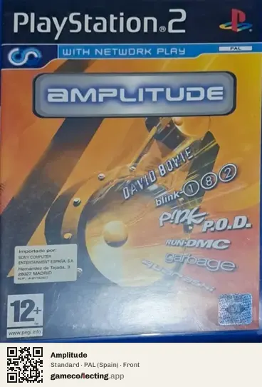 Amplitude PlayStation 2, Spain box front