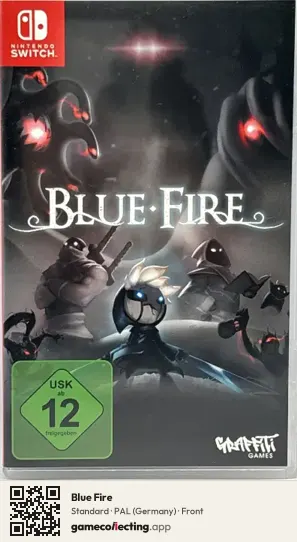 Blue Fire Nintendo Switch, Germany box front
