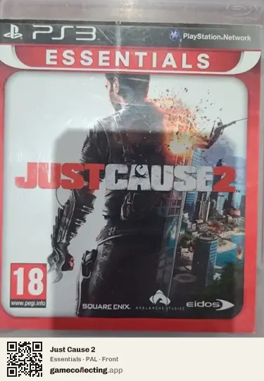 Just Cause 2 PlayStation 3, PAL box front