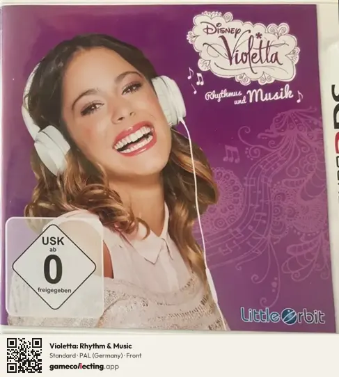 Violetta: Rhythm & Music Nintendo 3DS, Germany box front