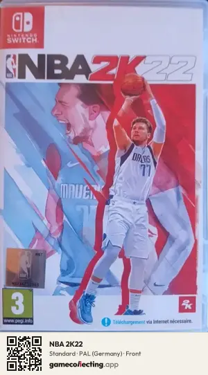 NBA 2K22 Nintendo Switch, Germany box front