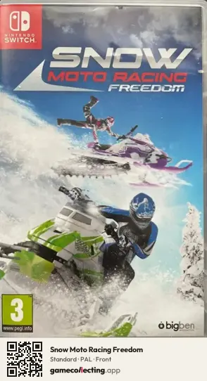 Snow Moto Racing Freedom Nintendo Switch, PAL box front
