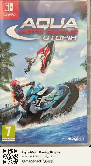 Aqua Moto Racing Utopia Nintendo Switch, Italy box front