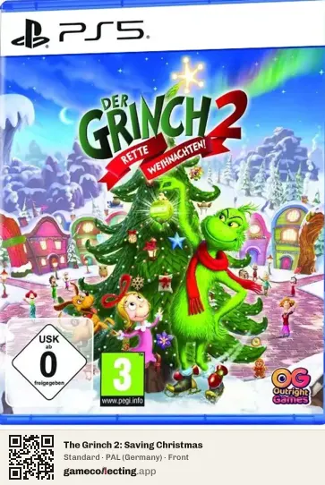 The Grinch 2: Saving Christmas PlayStation 5, Germany box front