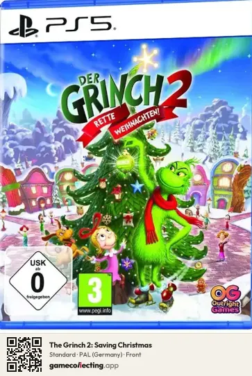 The Grinch 2: Saving Christmas PlayStation 5, Germany box front