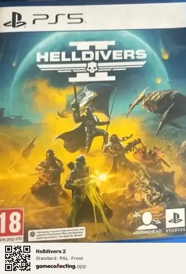 Helldivers 2 PlayStation 5, PAL box front