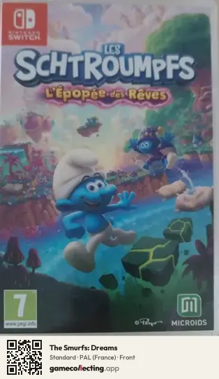 The Smurfs: Dreams Nintendo Switch, France box front